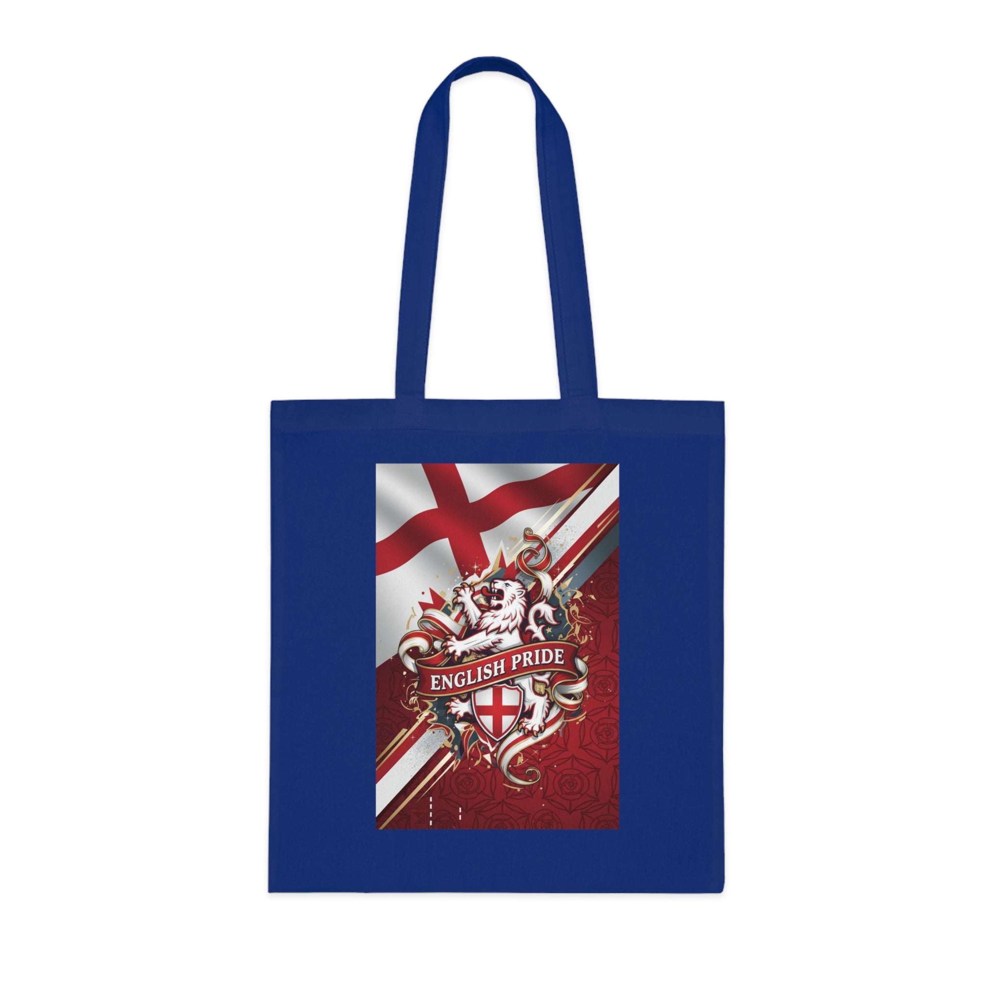 English Pride Cotton Tote Bag — St. George Flag Crest Shopper