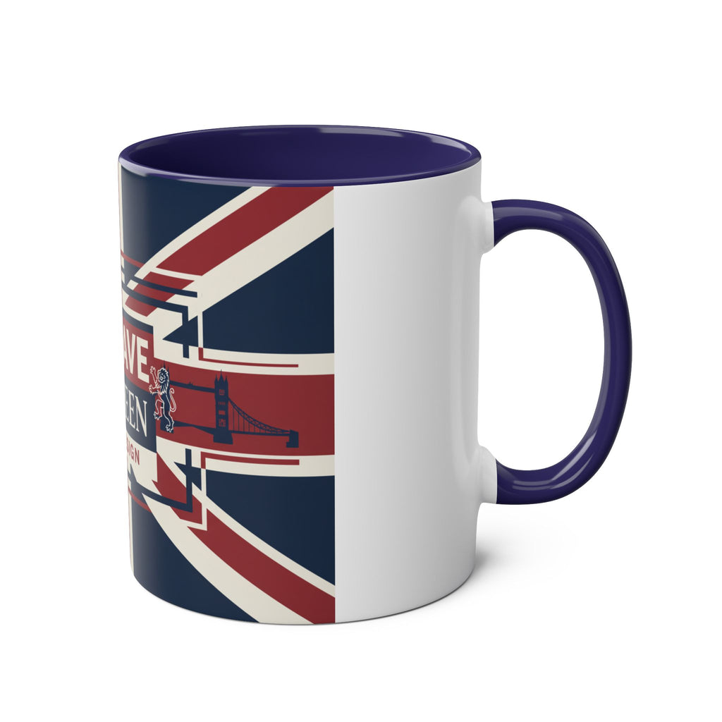 Two-Tone Coffee Mugs, 11oz