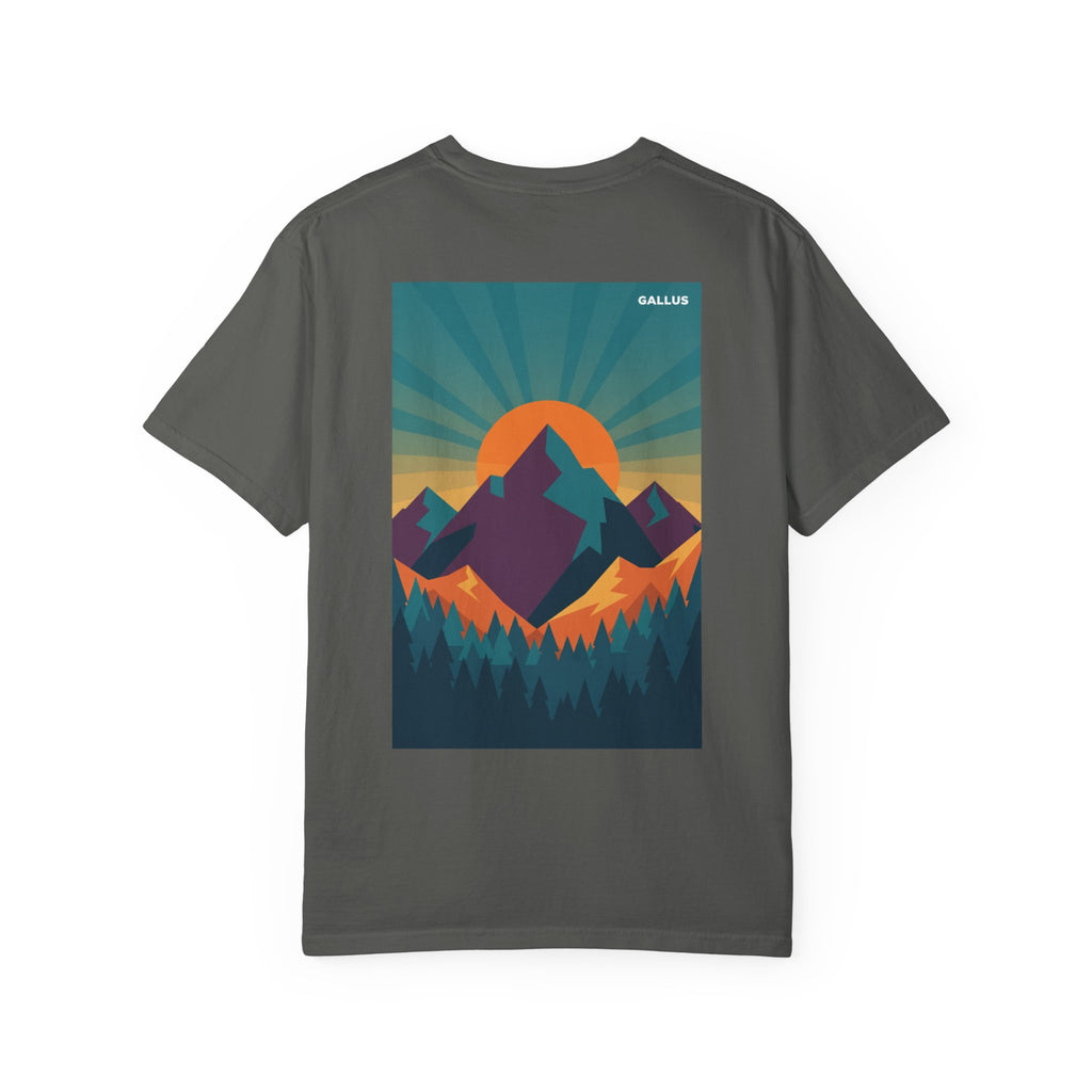 T-Shirt — Gallus Mountain Sunset Graphic Tee