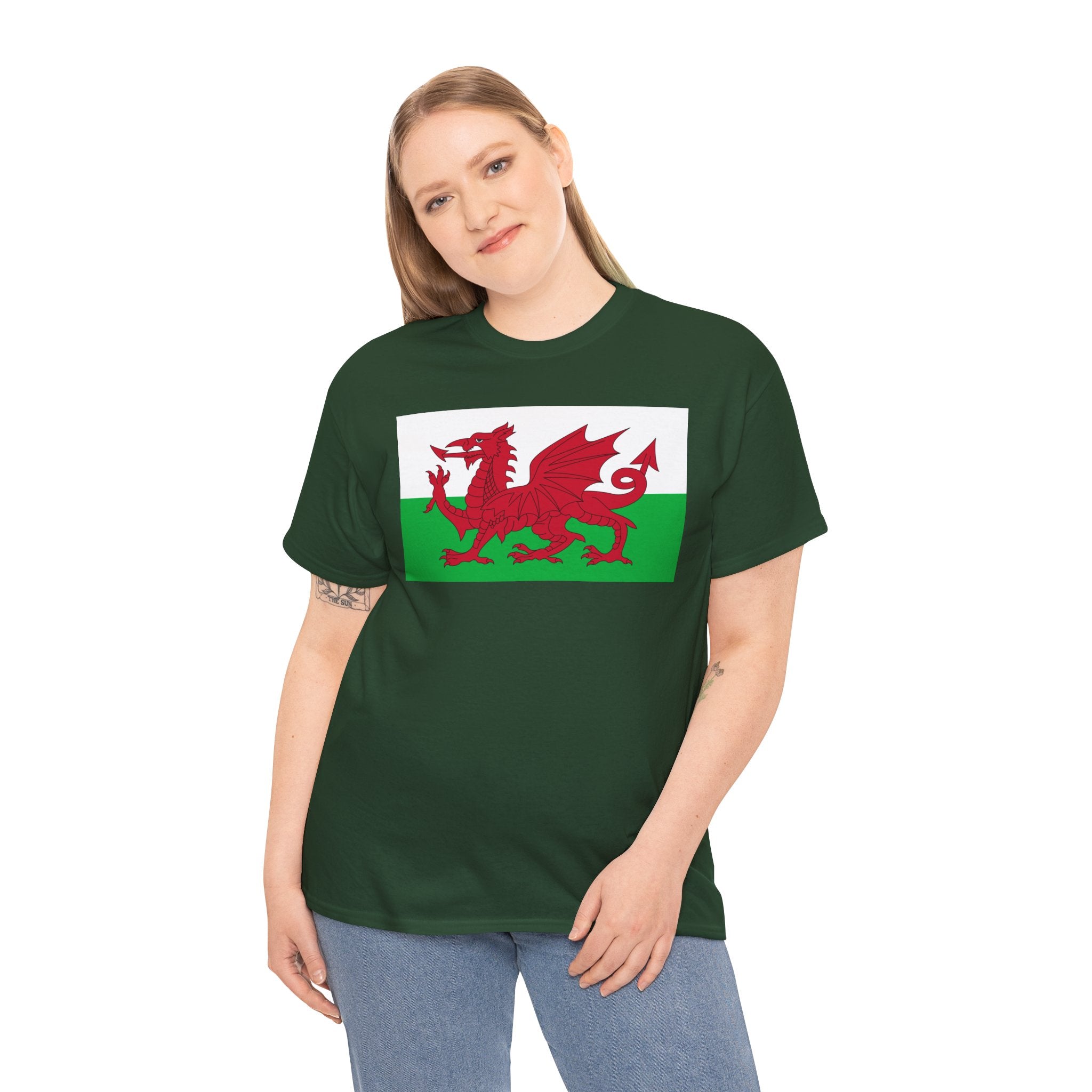 Welsh Dragon T‑Shirt — Cymru Red Dragon Flag Tee