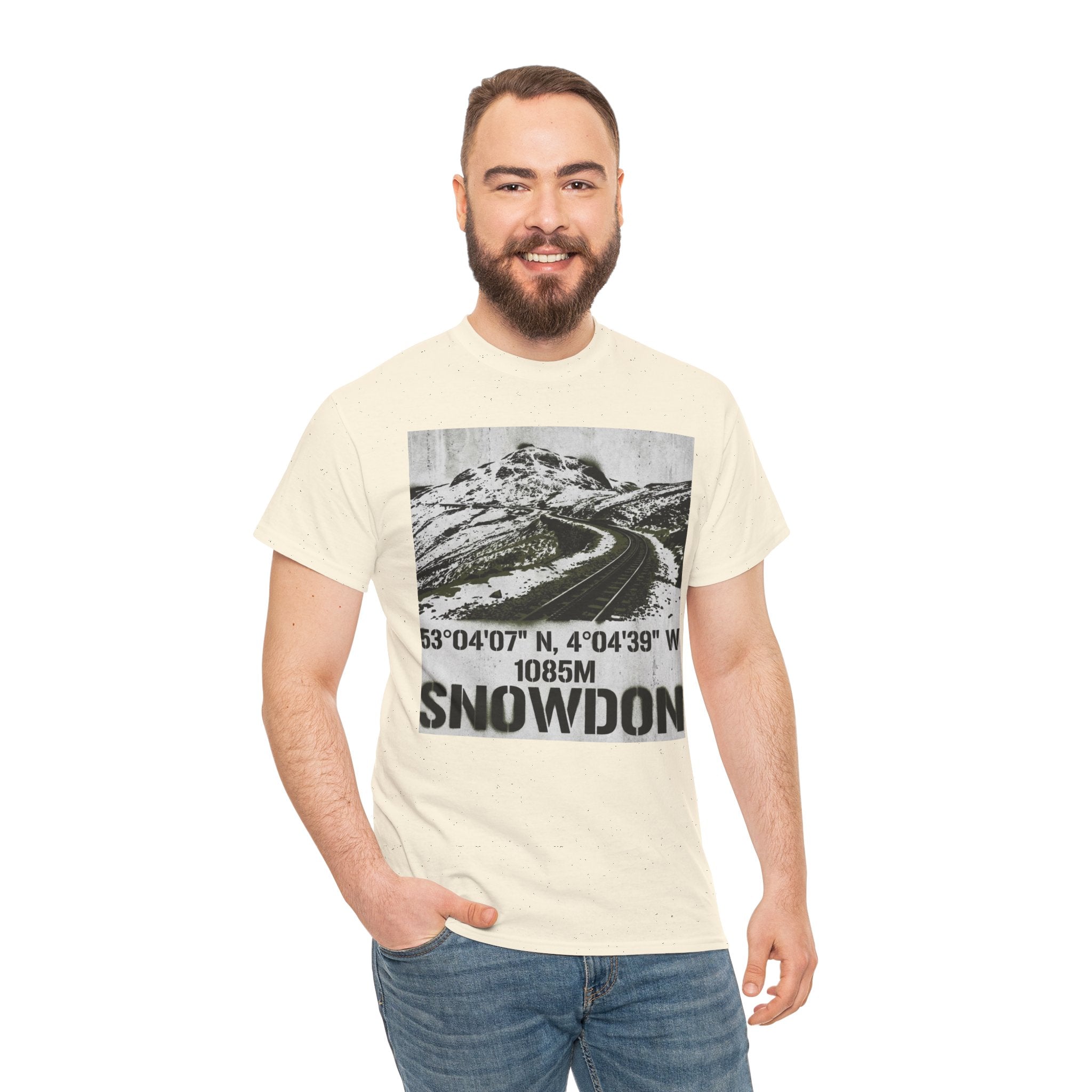 Snowdon Mountain Tee — Snowdon 1085M Coordinates Graphic T-Shirt
