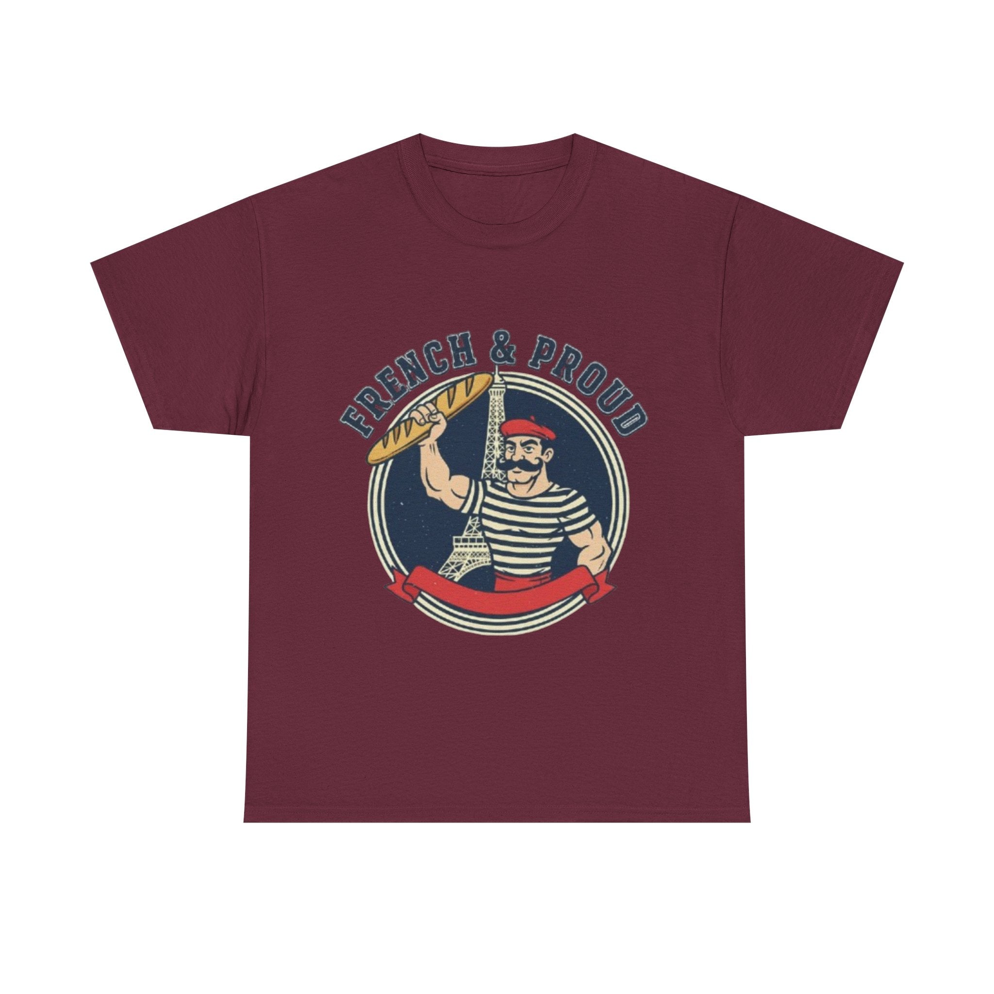French & Proud T-Shirt — Retro French Sailor Graphic Tee
