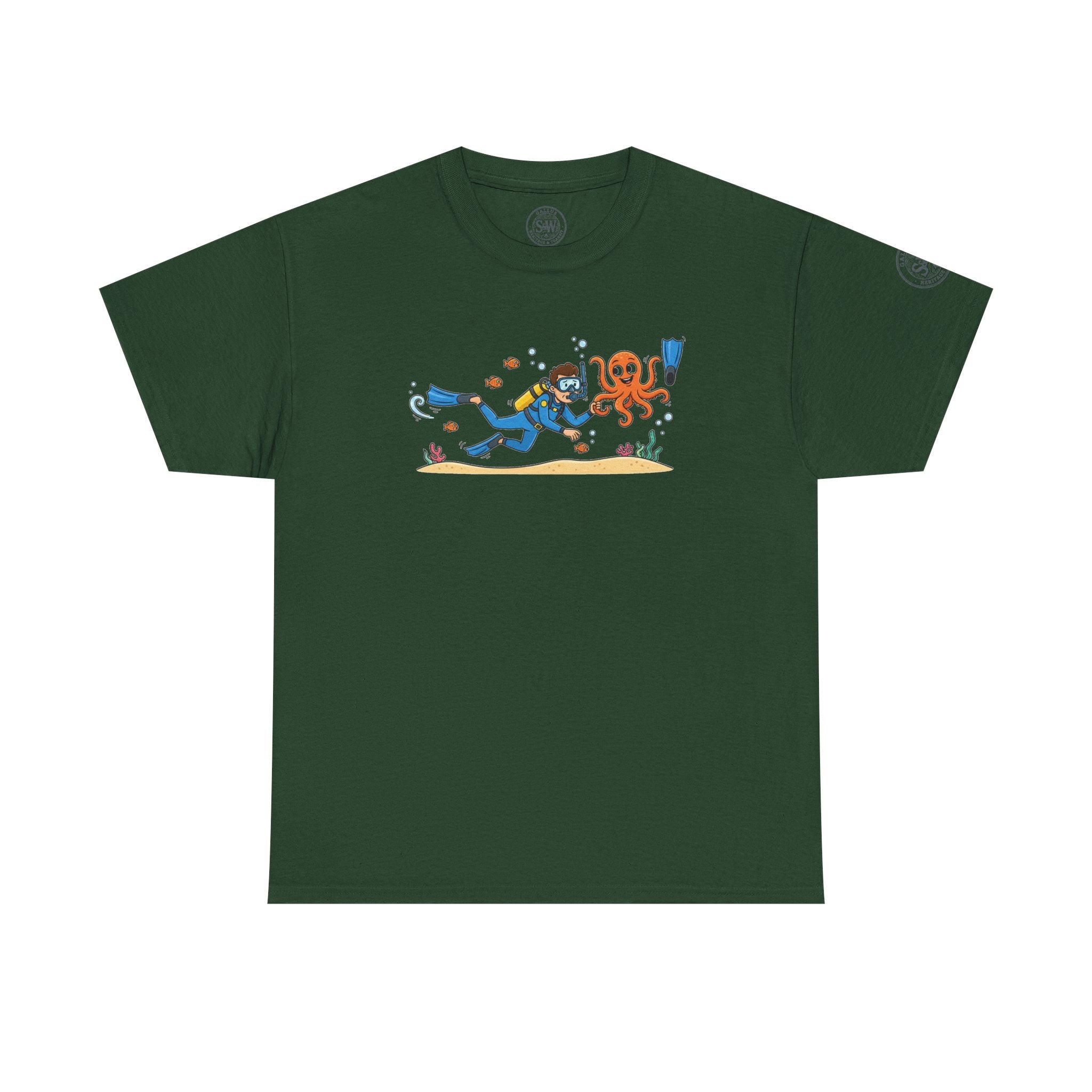 Diver vs. Octopus T-Shirt