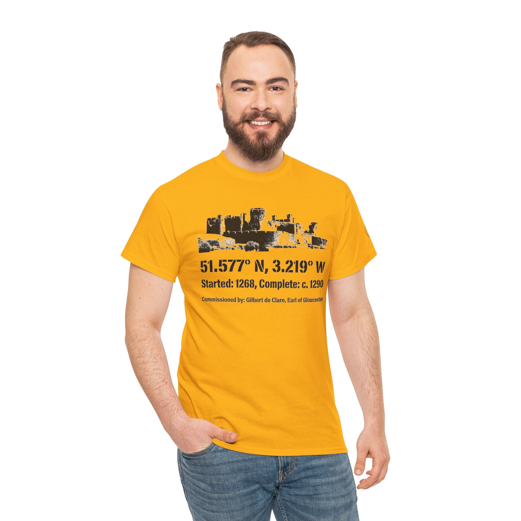 Caerphilly Castle T-Shirt — Welsh Landmark Tee for History Lovers & Travelers
