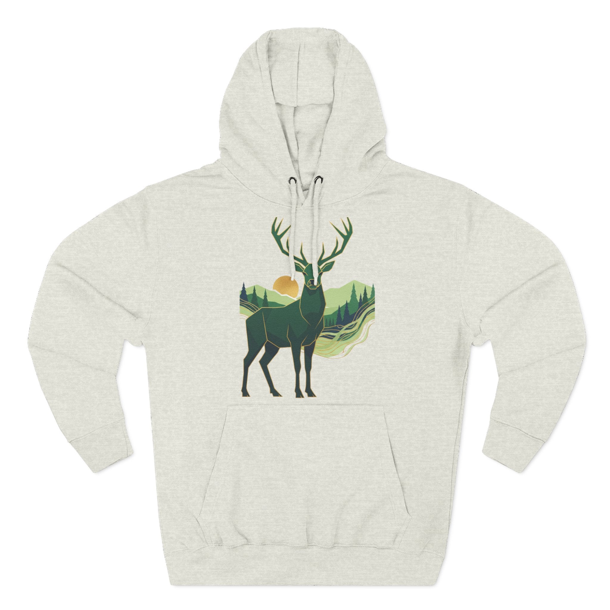 Highland Stag Heritage Hoodie — British Countryside Graphic