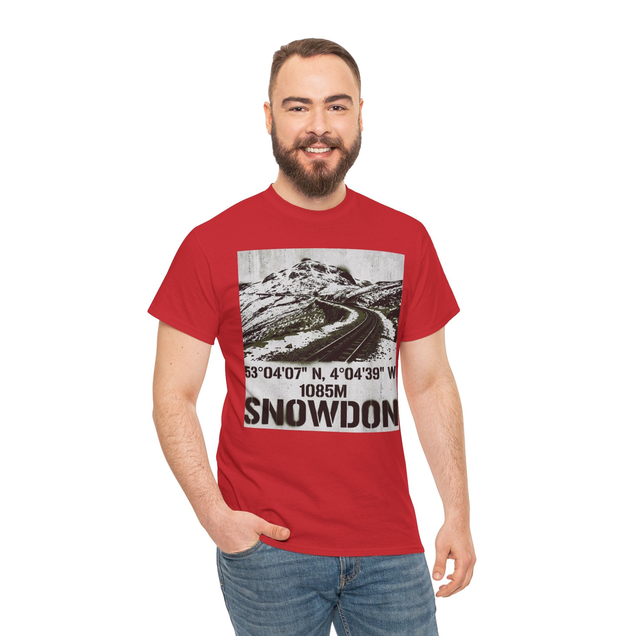 Snowdon Mountain Tee — Snowdon 1085M Coordinates Graphic T-Shirt
