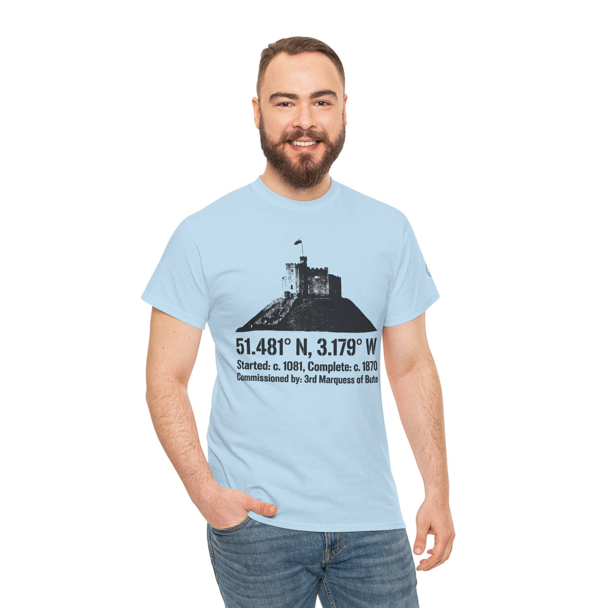 Cardiff Castle T-Shirt — Welsh Castle & City Heritage Tee — product image 11