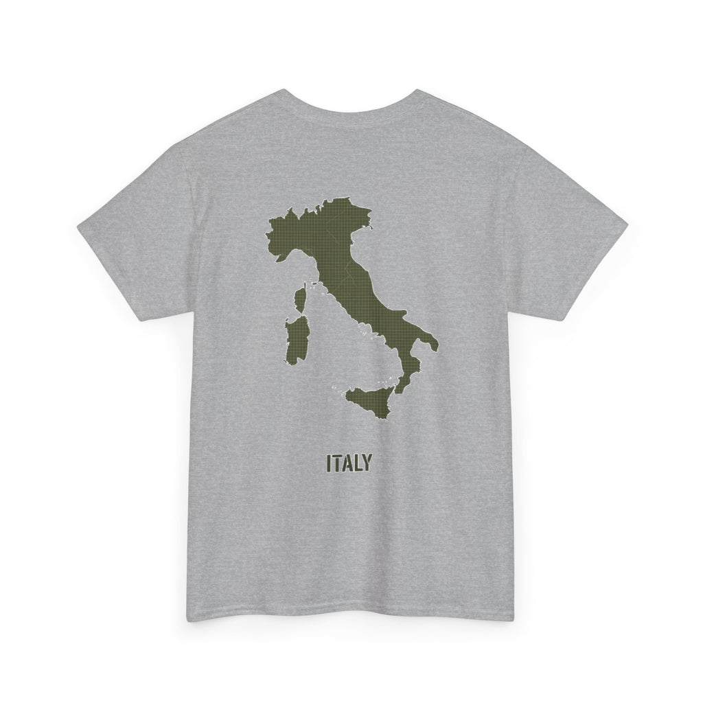 Italy Map Tee — GALLUS Logo Casual Cotton T-Shirt