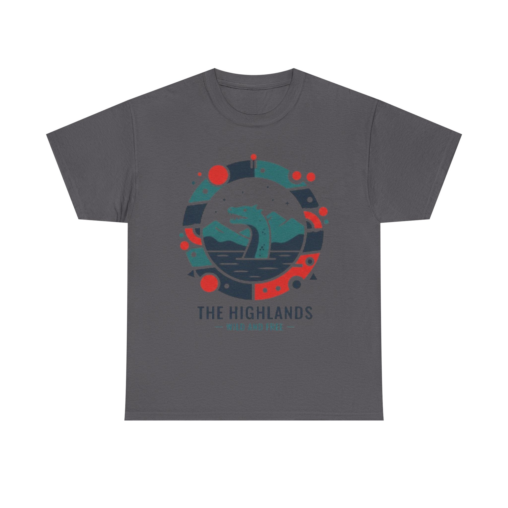 Highlands Waves Tee — "The Highlands: Wild and Free" Graphic T‑Shirt