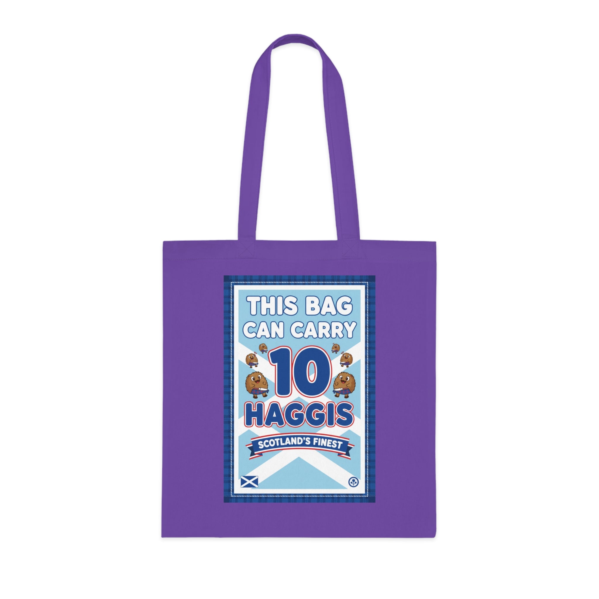 Tote Bag — "This Bag Can Carry 10 Haggis" Scottish Novelty Grocery Tote