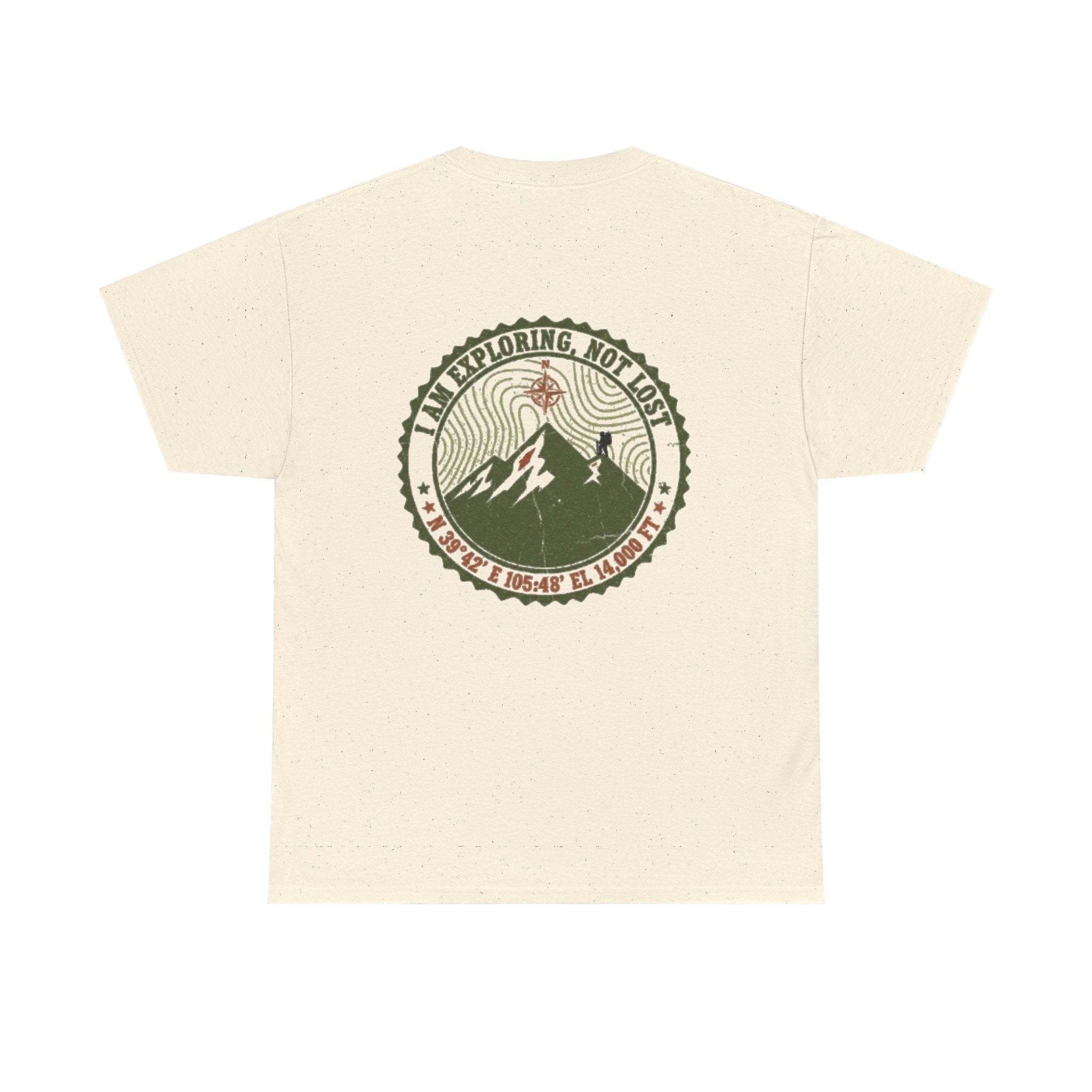Adventure Logo Tee — "GALLUS" Mountain Badge Shirt (Exploring Not Lost)
