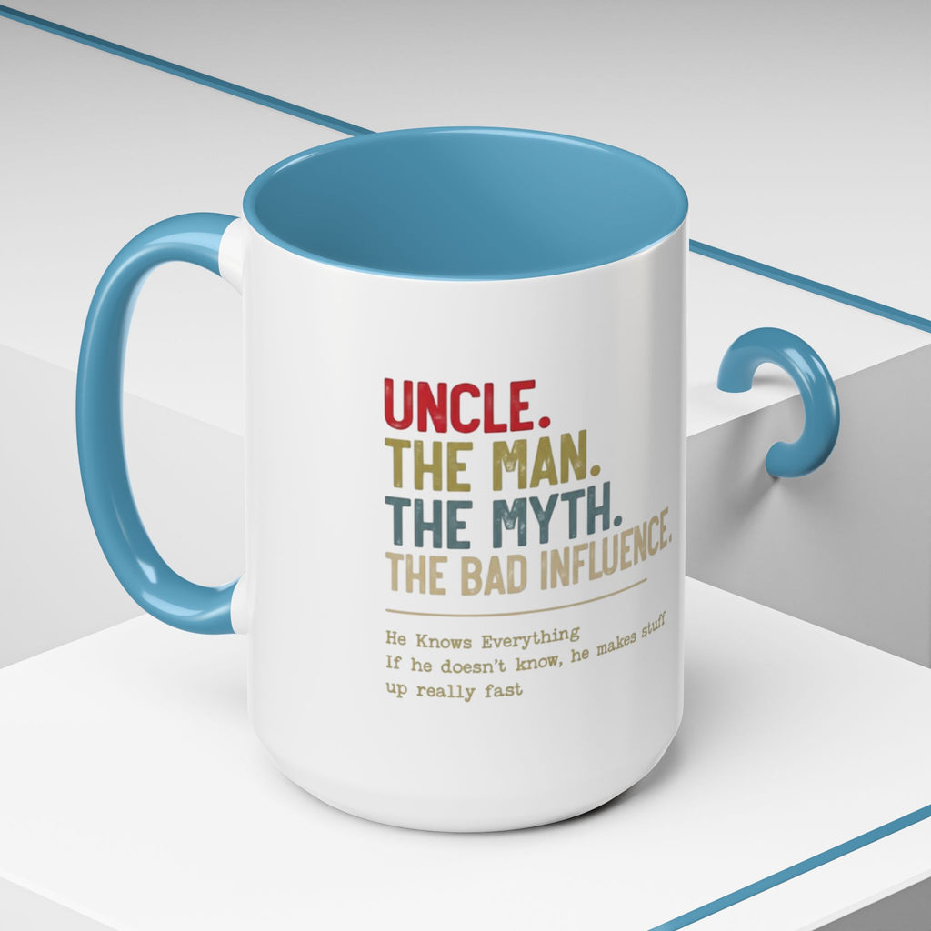 Uncle 'The Man, The Myth, The Legend' Accent Coffee Mug