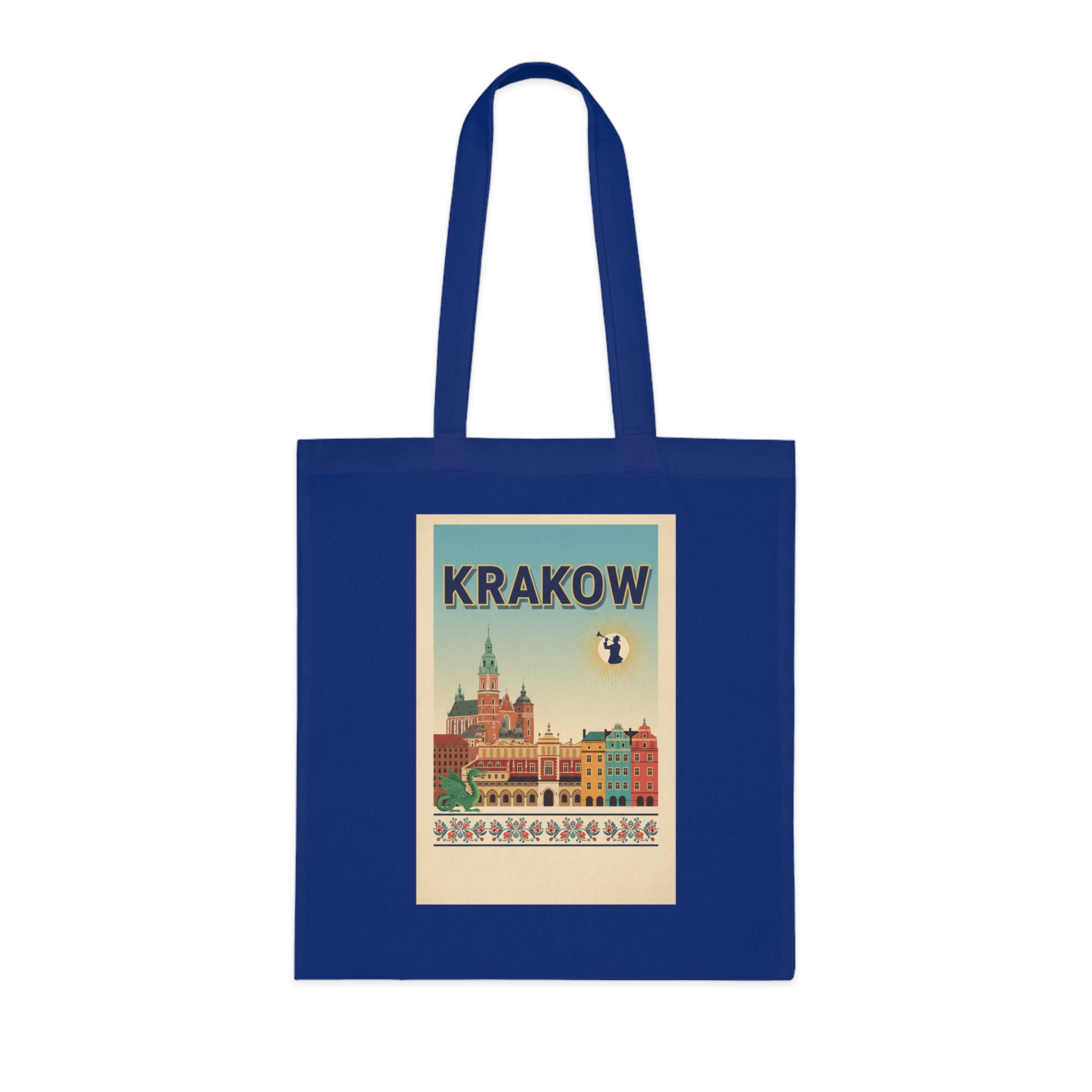 Krakow Vintage Travel Cotton Tote