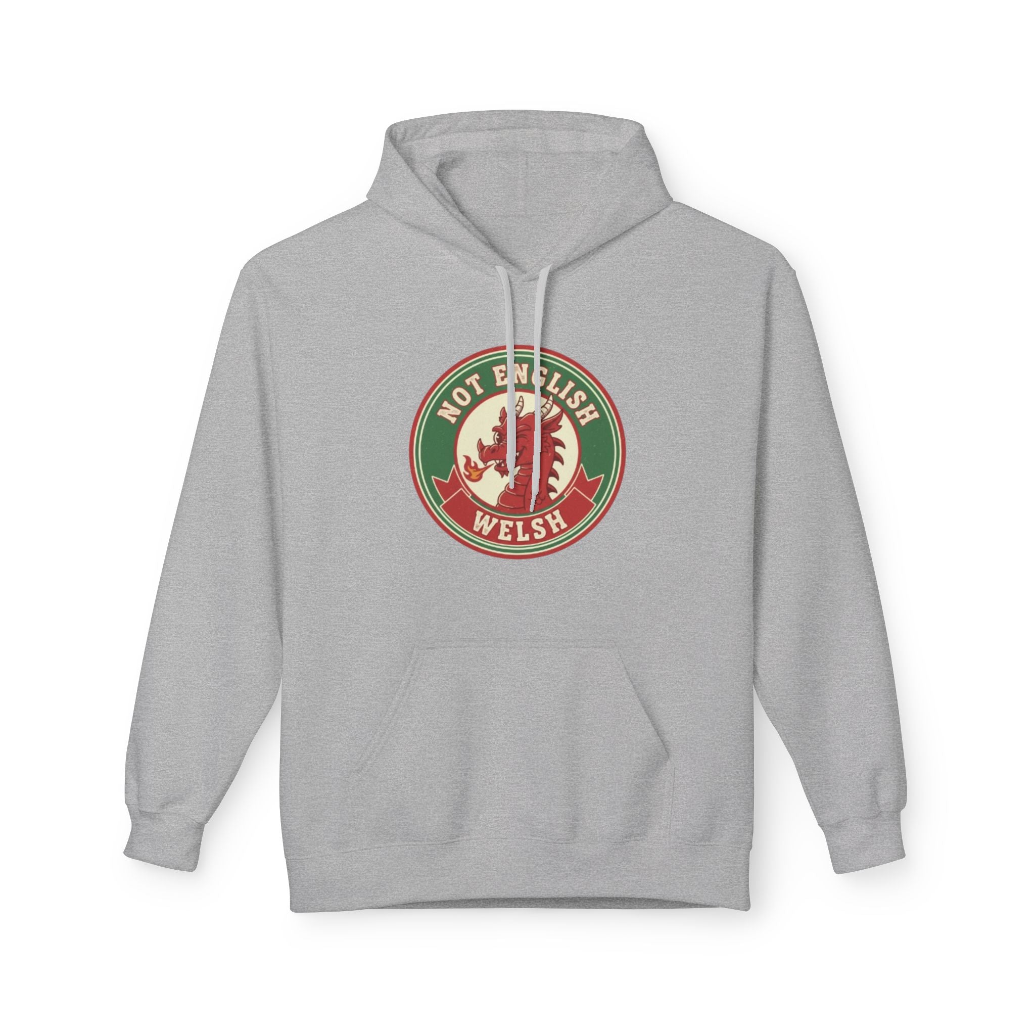 Not English — Welsh Lion Hoodie