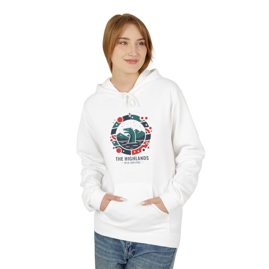 Highlands Mountain Hoodie — Scenic Retro Adventure Pullover
