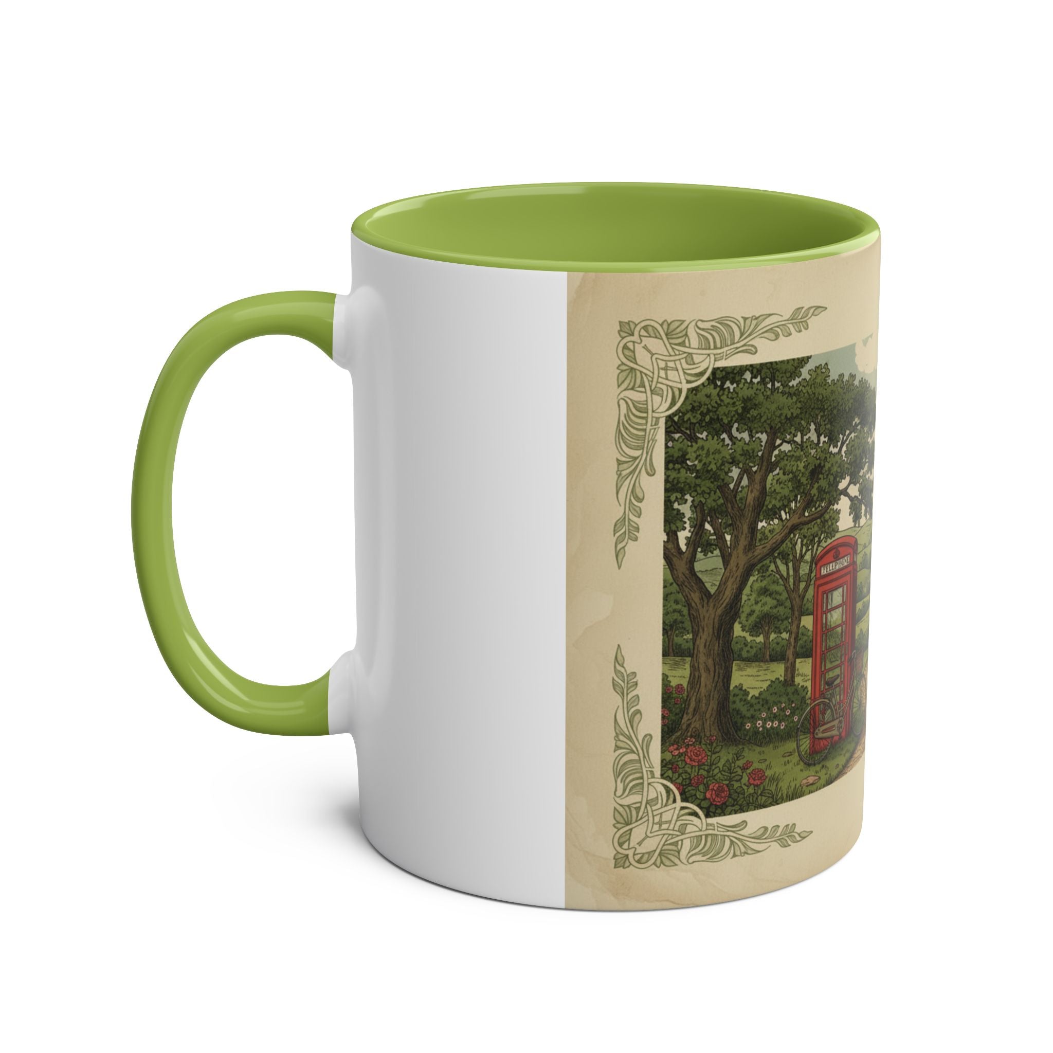 Two-Tone Coffee Mugs, 11oz