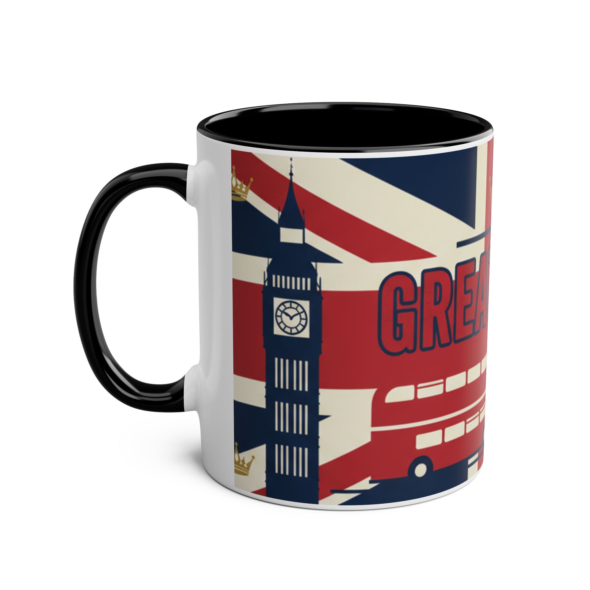 Two-Tone Coffee Mugs, 11oz