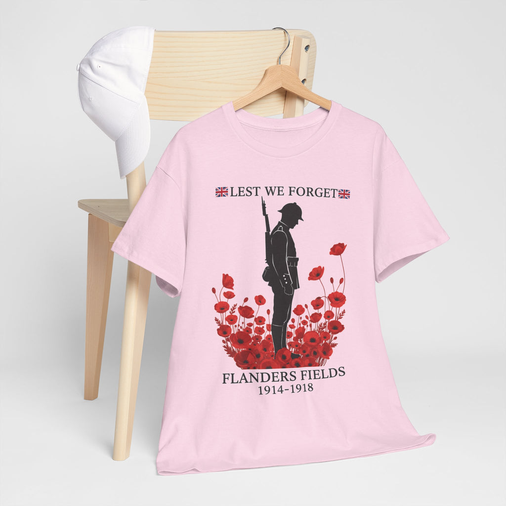 Flanders 1914–1918 T-Shirt — Great War Heritage Graphic