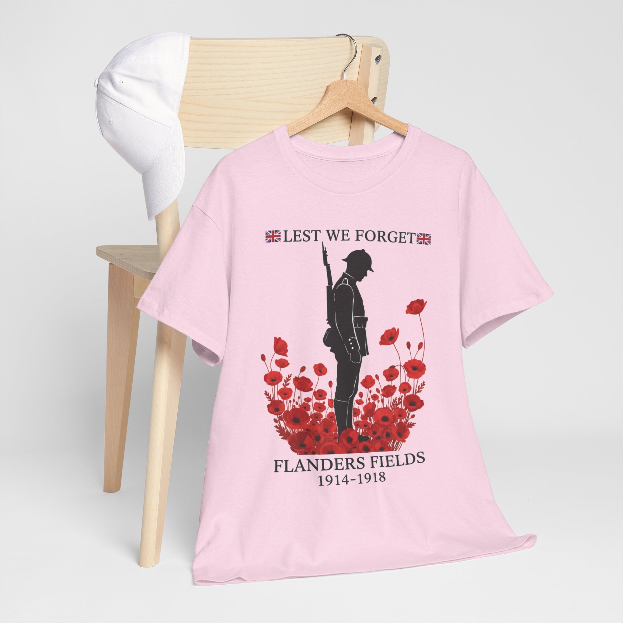 Flanders 1914–1918 T-Shirt — Great War Heritage Graphic