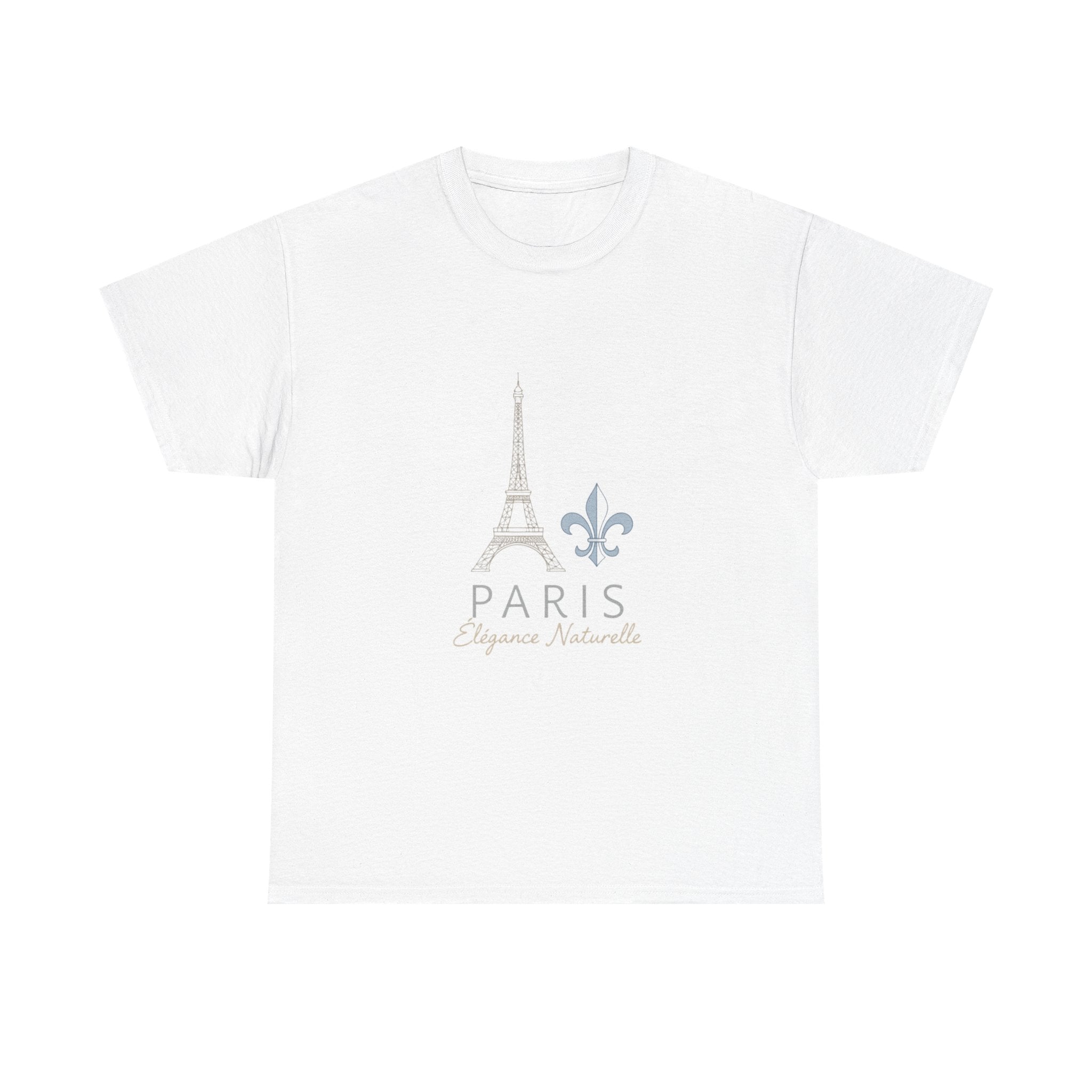 Paris Eiffel Tower Tee – 'Paris Élégance Naturelle' Graphic T-Shirt