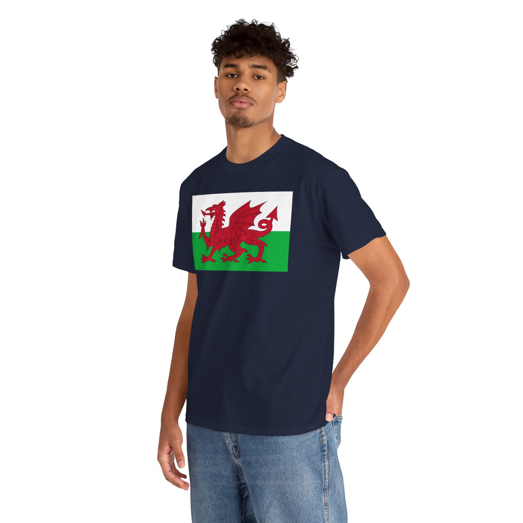 Welsh Dragon T‑Shirt — Cymru Red Dragon Flag Tee
