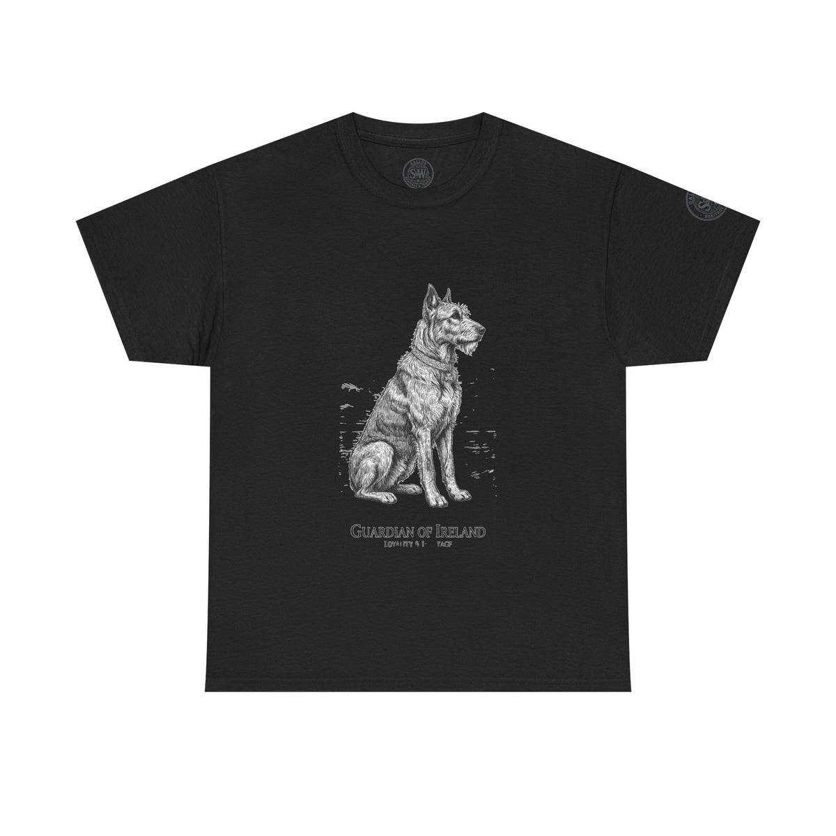 Guardian of Ireland German Shepherd T-Shirt — Irish Dog Tee — product image 2