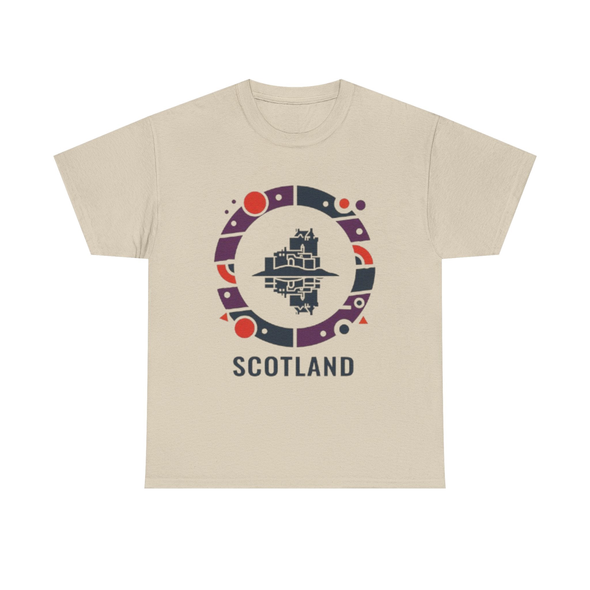 Scotland Circle Castle T‑Shirt