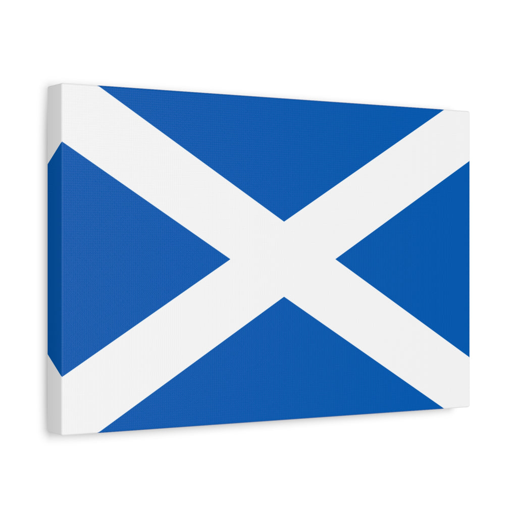 Scotland Flag Matte Stretched Canvas (1.25")