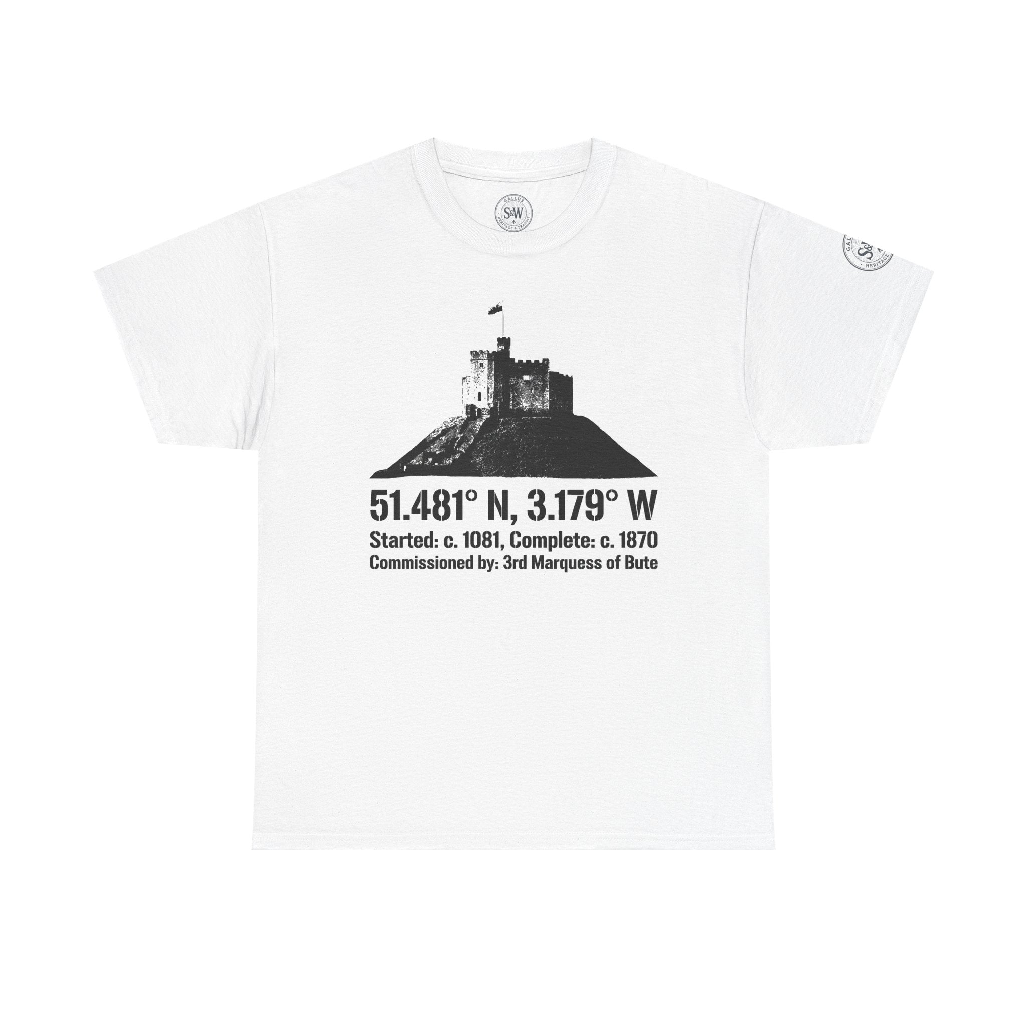 Cardiff Castle T-Shirt — Vintage Welsh Landmark Tee
