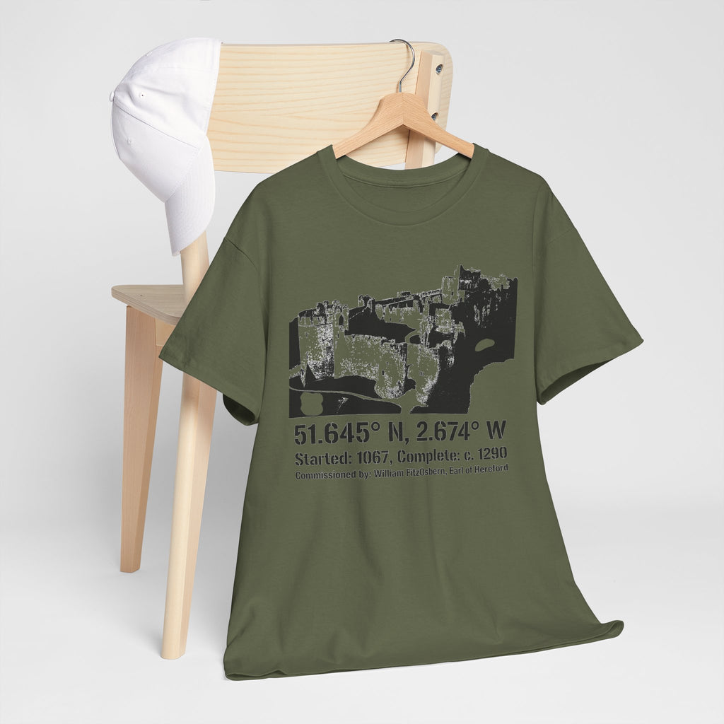 Chepstow Castle T‑Shirt — Historic Landmark Tee for Castle Lovers & Travelers