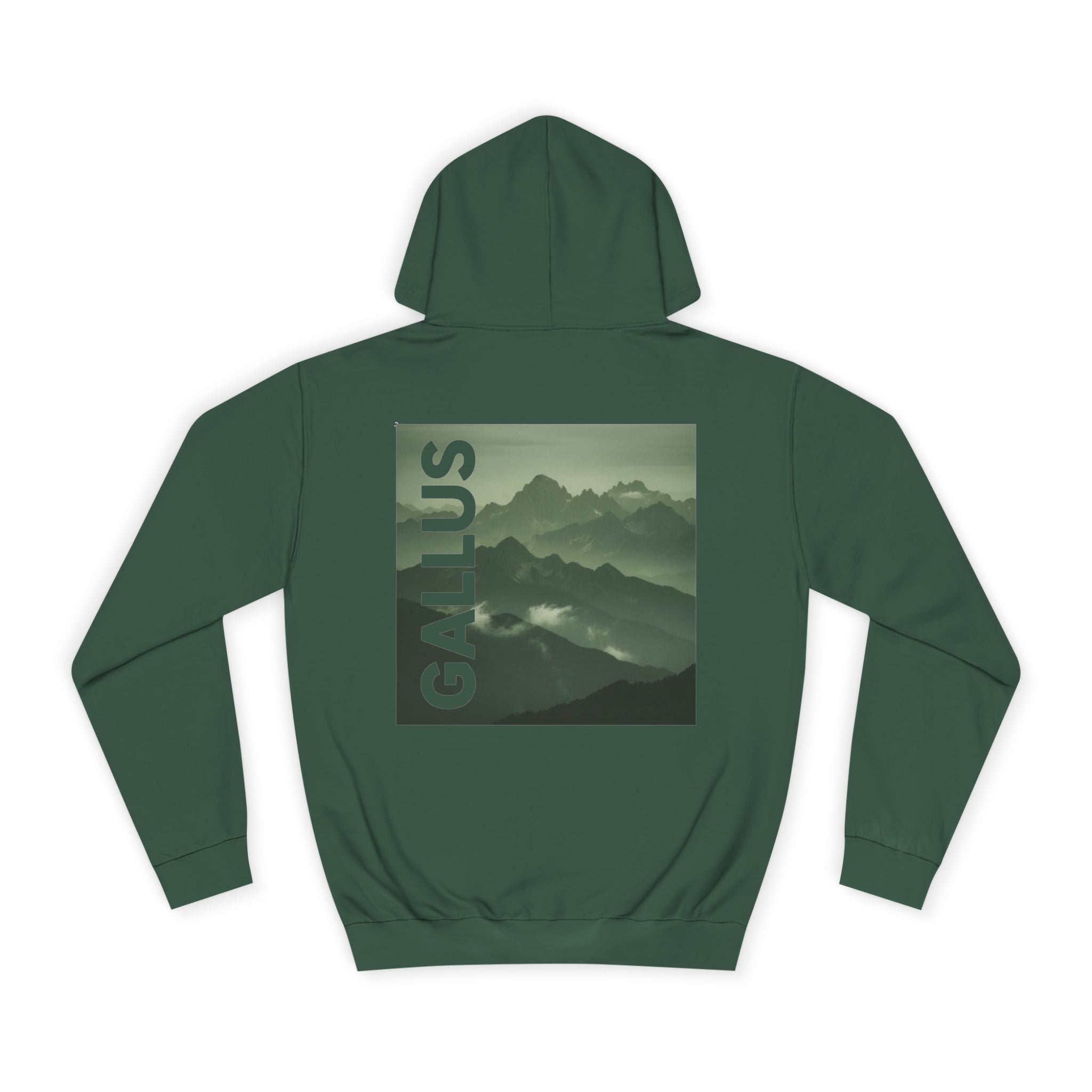 Gallus Mountain Hoodie — Forest Green College Logo Pullover