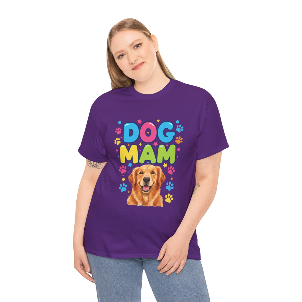 Dog Mam T-Shirt — Cute Colorful "Dog Mam" Graphic Tee for Dog Lovers
