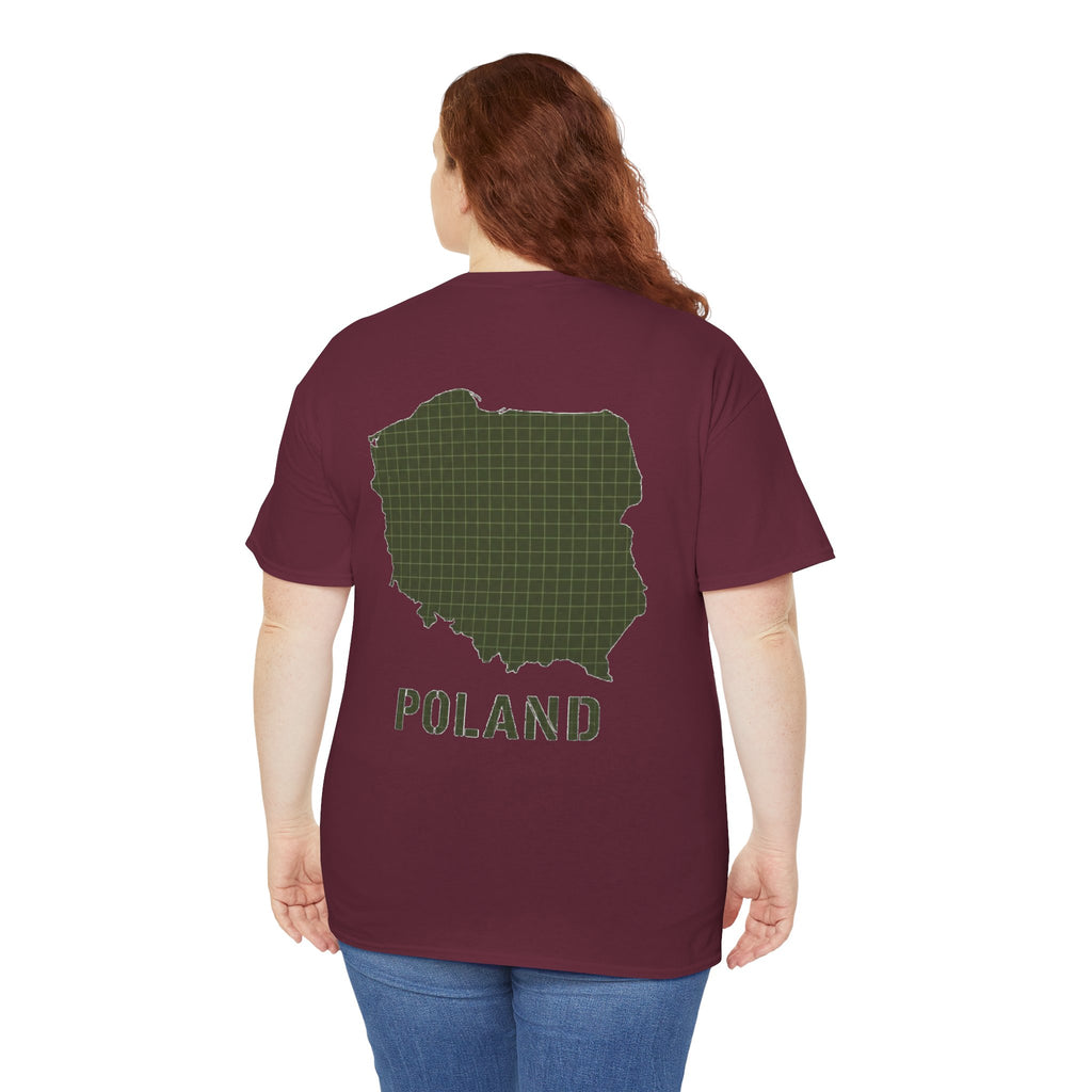 Poland Map T-Shirt — Gallus Logo Military-Style Polish Pride Tee