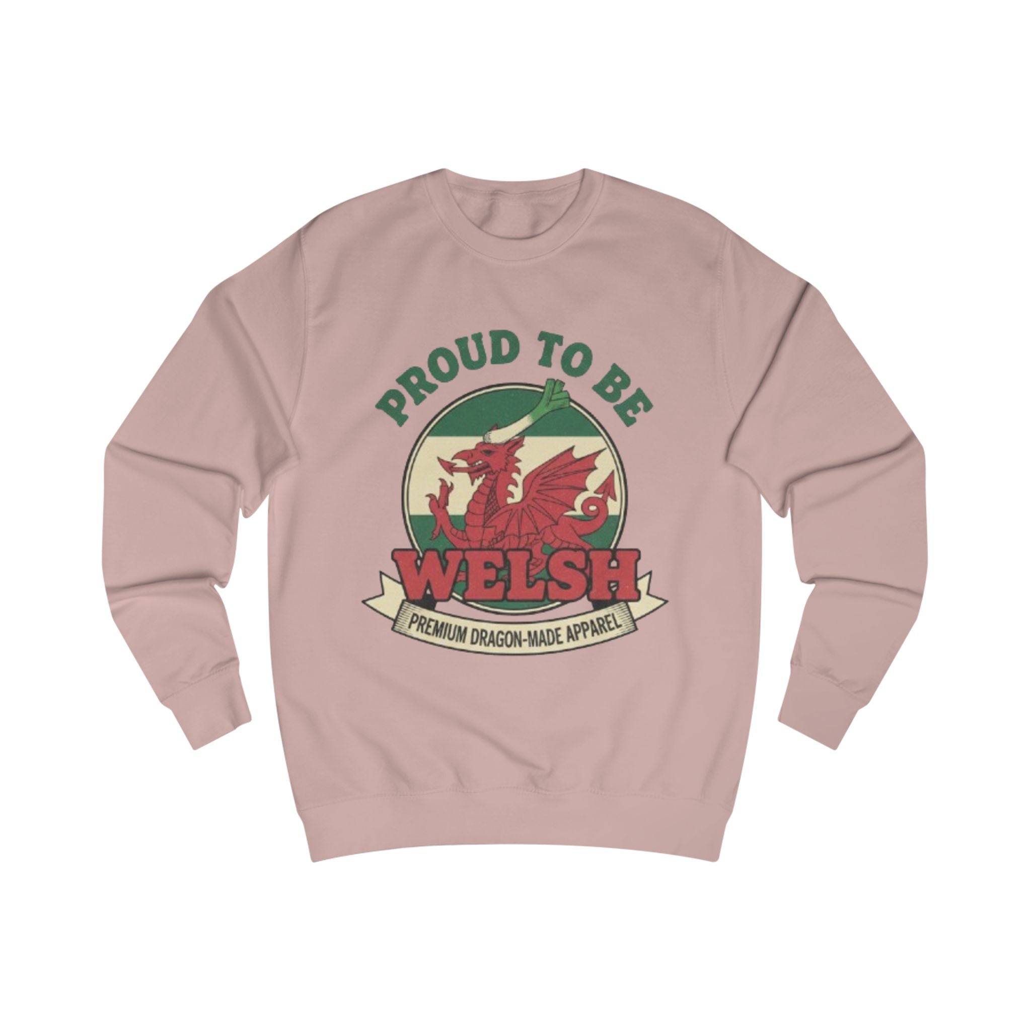 Proud to Be Welsh Sweatshirt - Welsh Dragon Pride Pullover