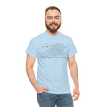 T-Shirt — Minimal Mountain Map Graphic Tee