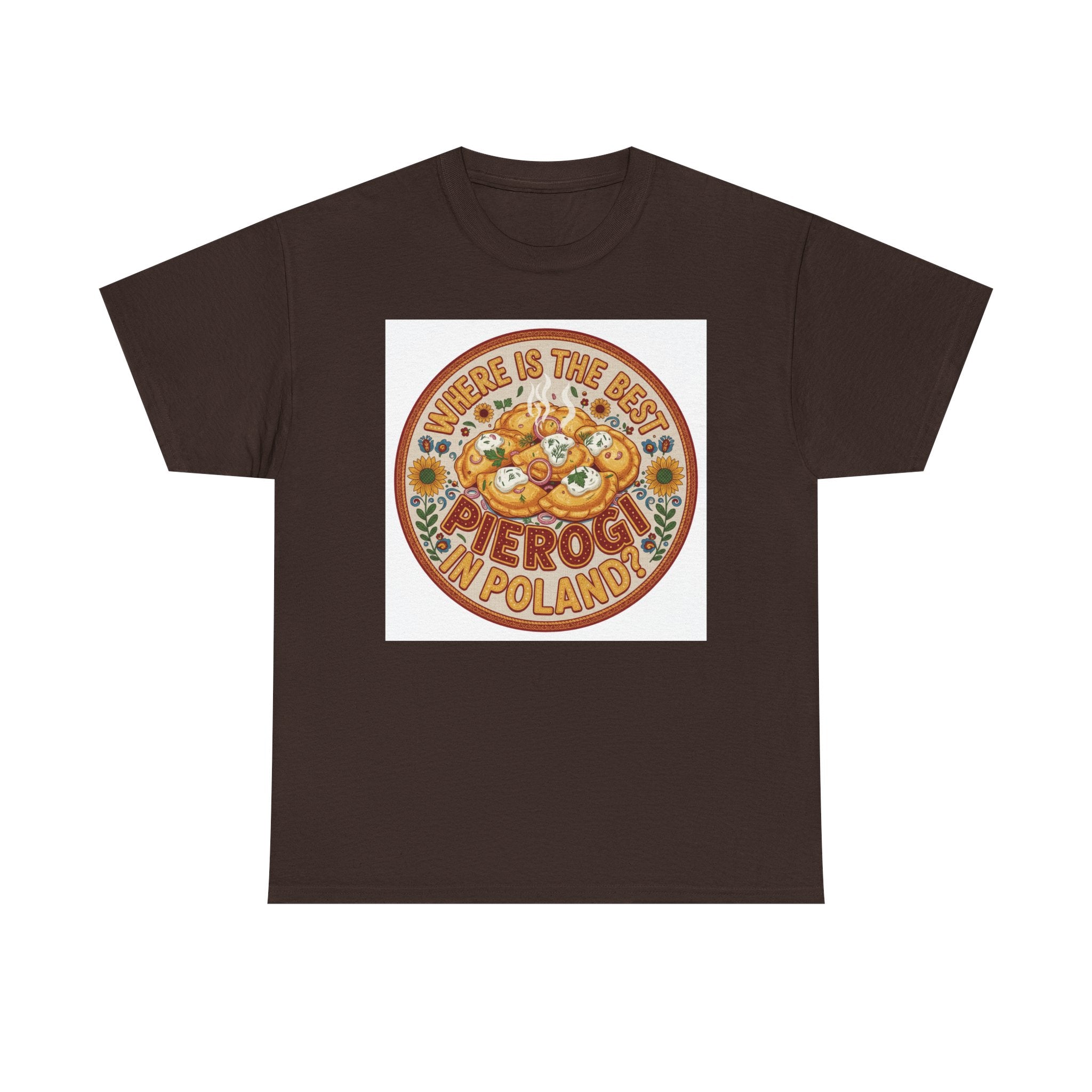 Pierogi Shirt - "Pierogi Are the Best in Poland" Retro Food Tee