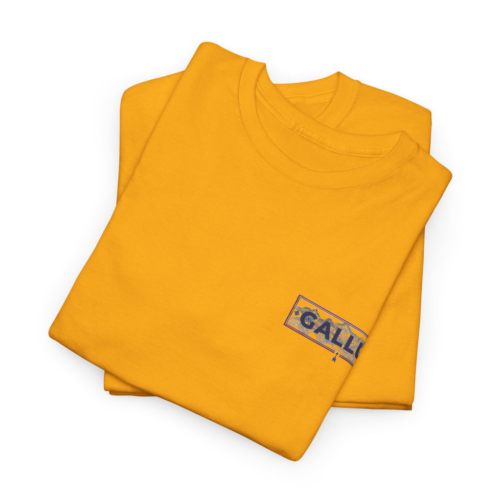 Gallus Logo Tee — Minimal Chest Patch White T-Shirt