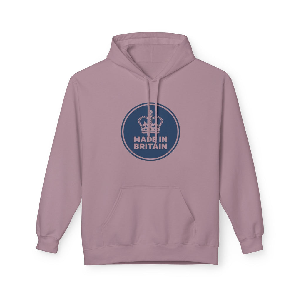 Made in Britain Hoodie – Vintage Crown Logo British Pride Pullover