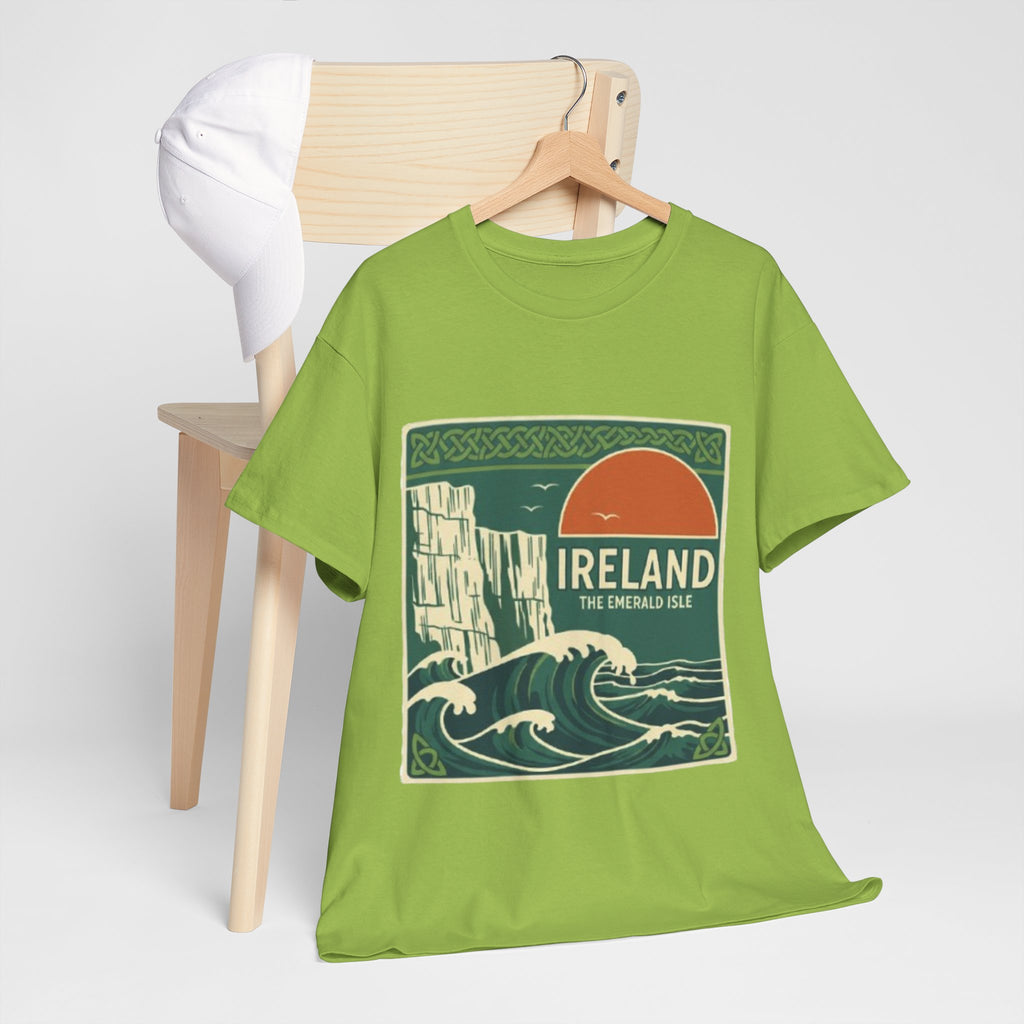 Ireland Vintage Travel Tee — 'Ireland The Emerald Isle' Graphic T‑Shirt