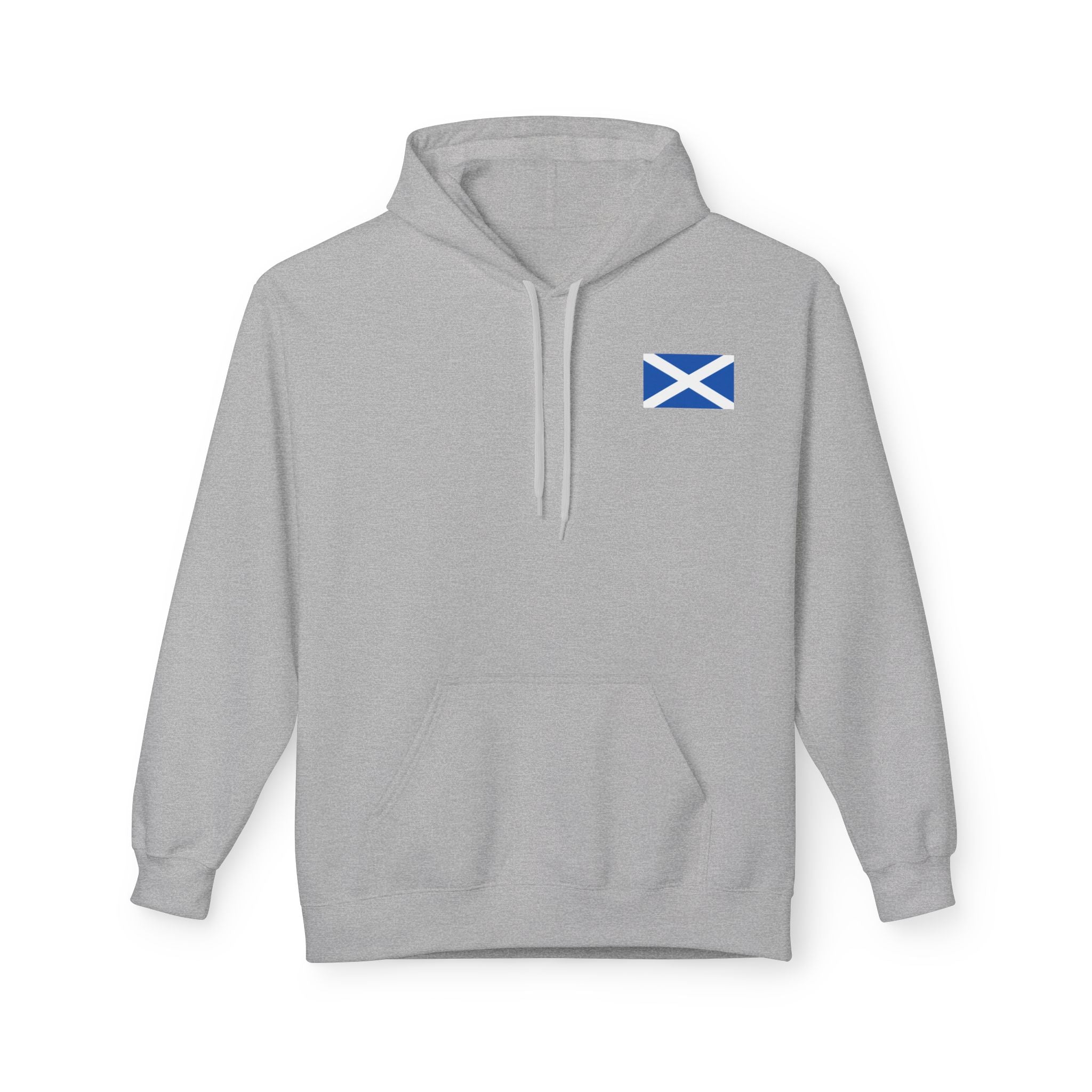 Scottish Hoodie — "Scottish & Proud" Vintage Stag Graphic Pullover