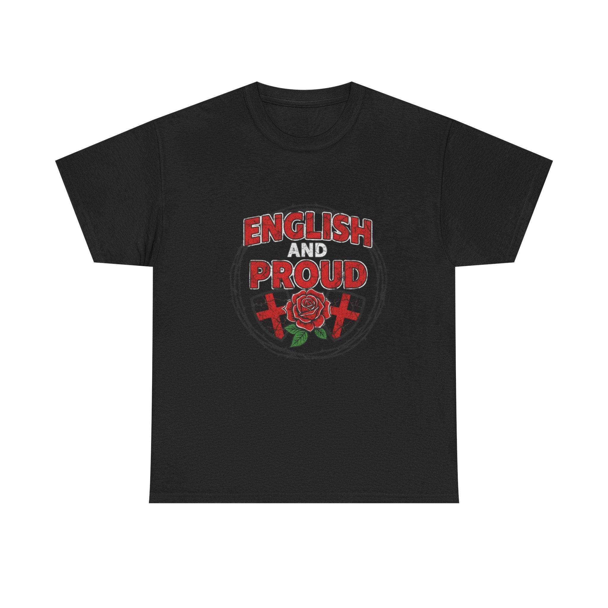 English and Proud T-Shirt — St. George Rose Patriotic Tee