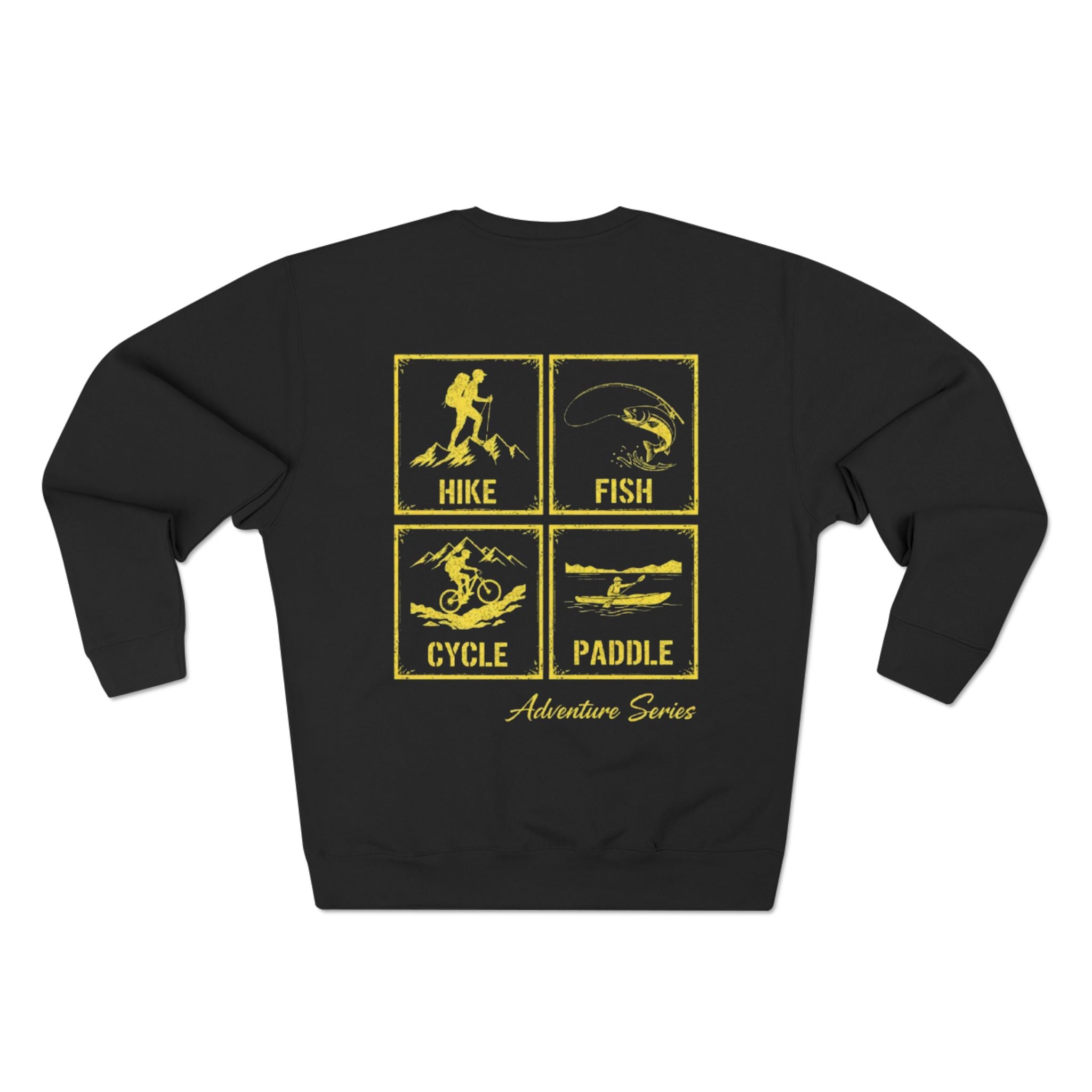 Gallus Adventure Sweatshirt — Hike Fish Cycle Paddle Crewneck