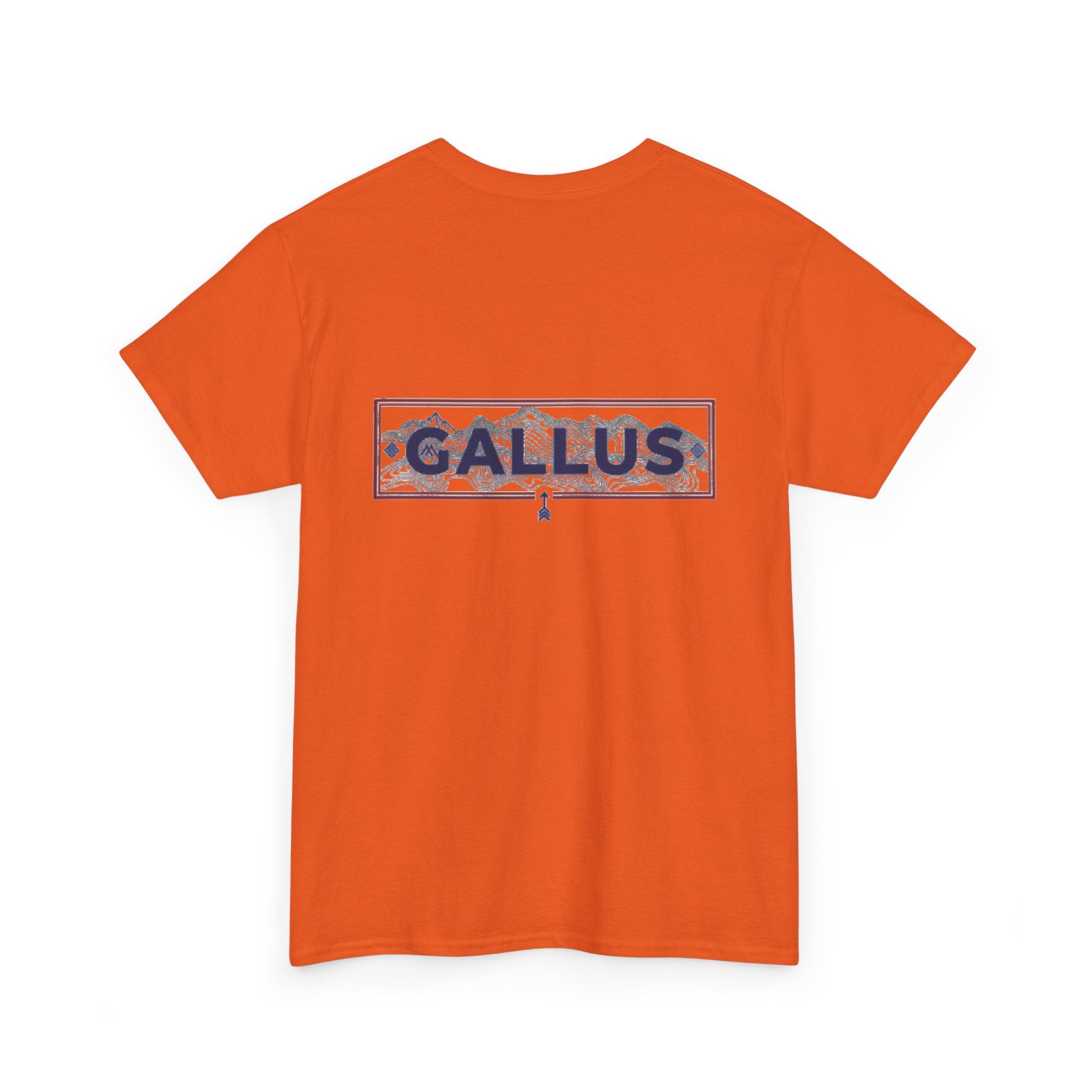 Gallus Logo T-Shirt — Minimal Retro Chest & Back Graphic Tee
