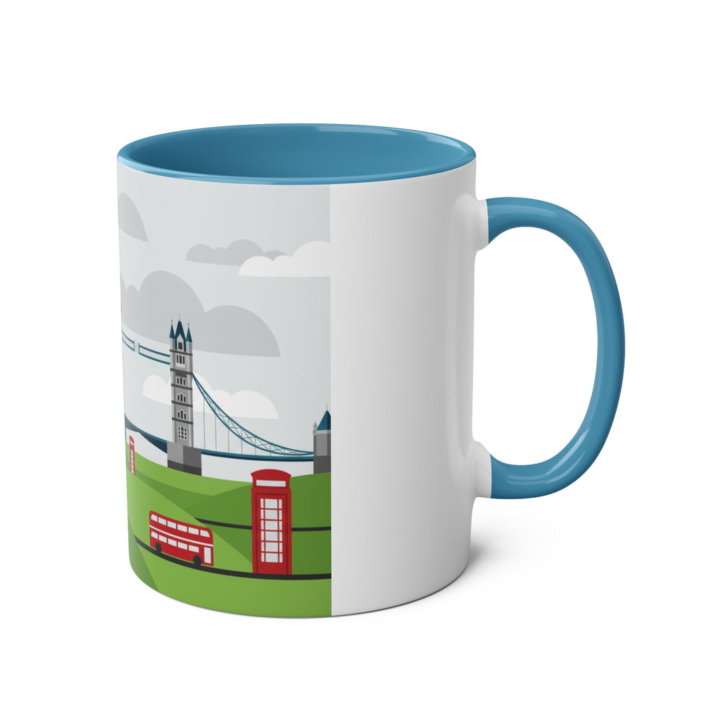 Two-Tone Coffee Mugs, 11oz