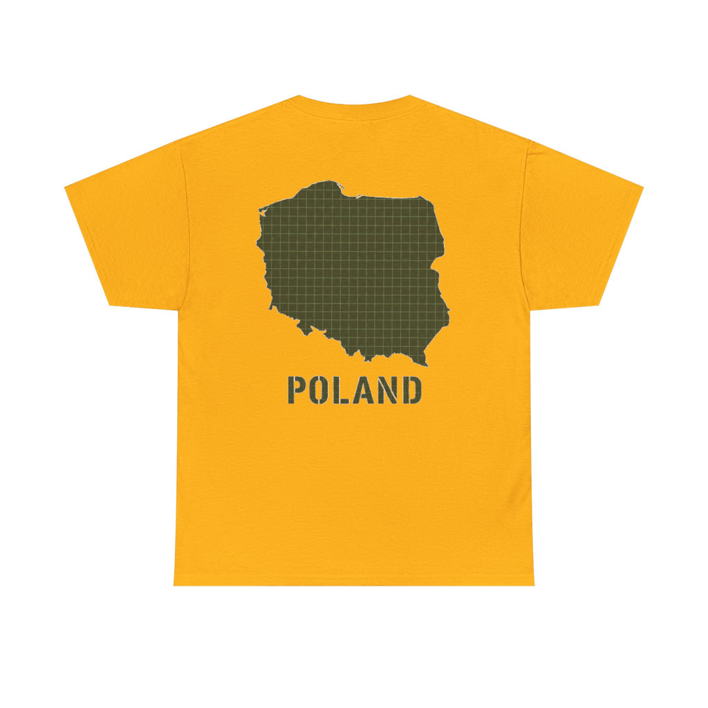 Poland Map T-Shirt — Gallus Logo Military-Style Polish Pride Tee