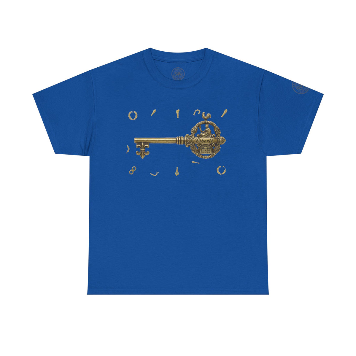Bastille Key T-Shirt — French Revolution History Tee — product image 10