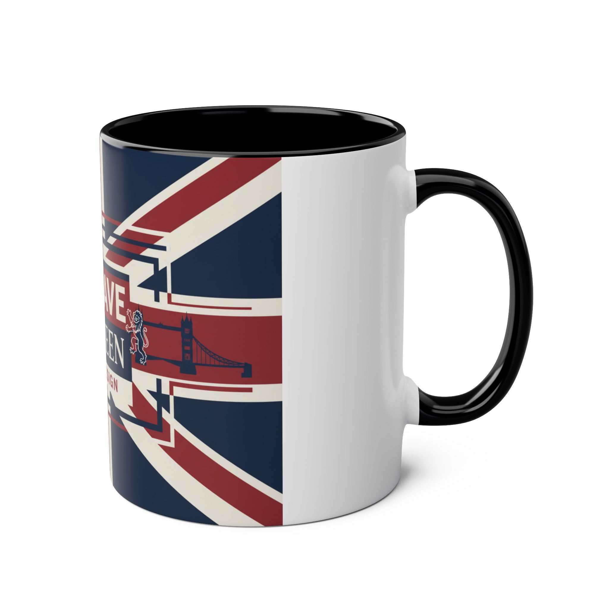 Two-Tone Coffee Mugs, 11oz