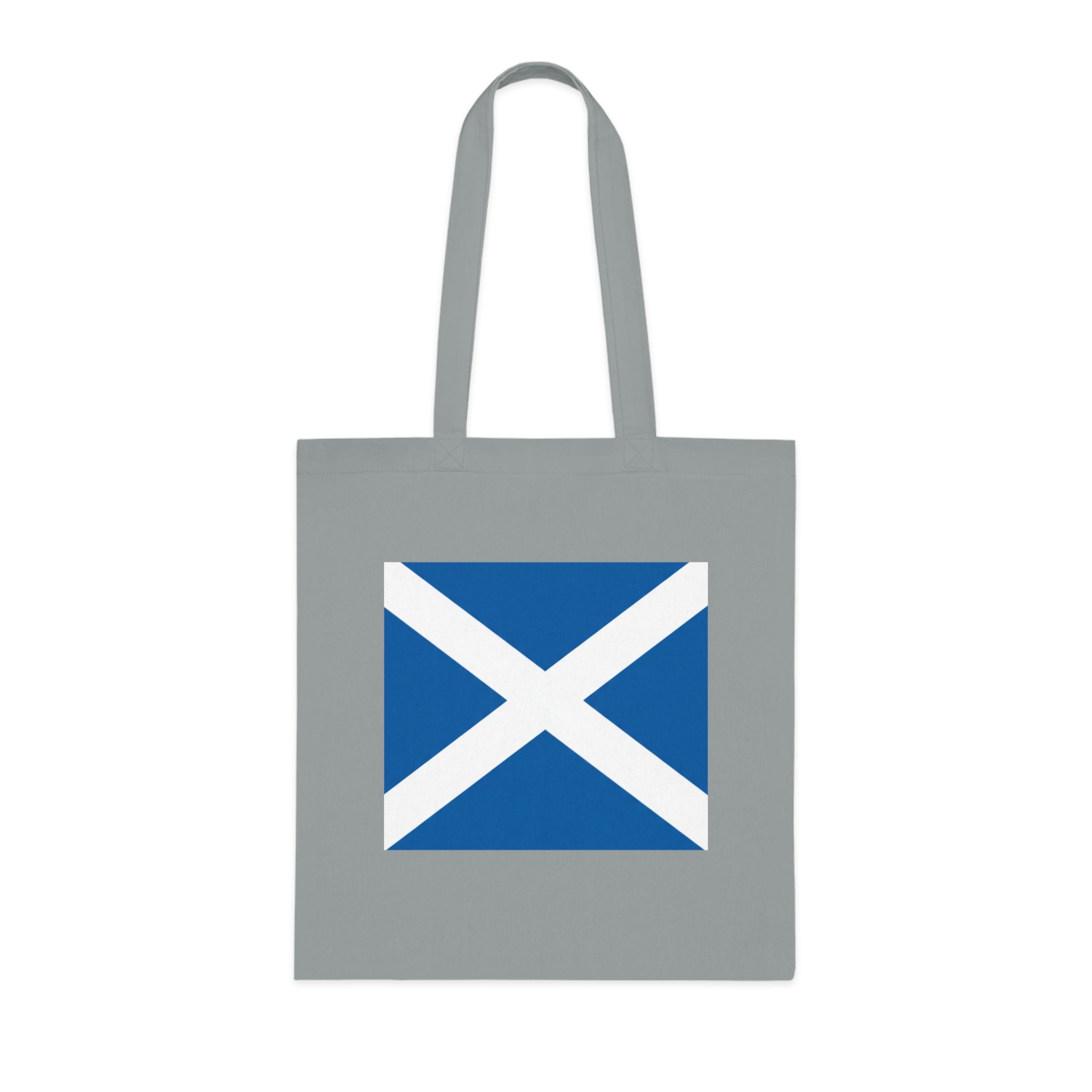 Scottish Saltire Cotton Tote Bag — Scotland Flag Eco Shopper