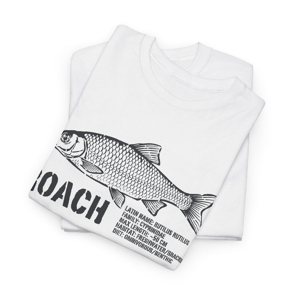 Roach Fish Sketch Tee — Vintage Angler Graphic T-Shirt