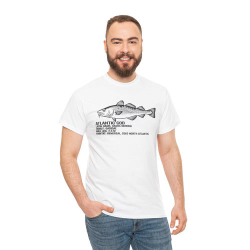 Atlantic Cod T-Shirt — Vintage Fish Illustration Tee — product image 2